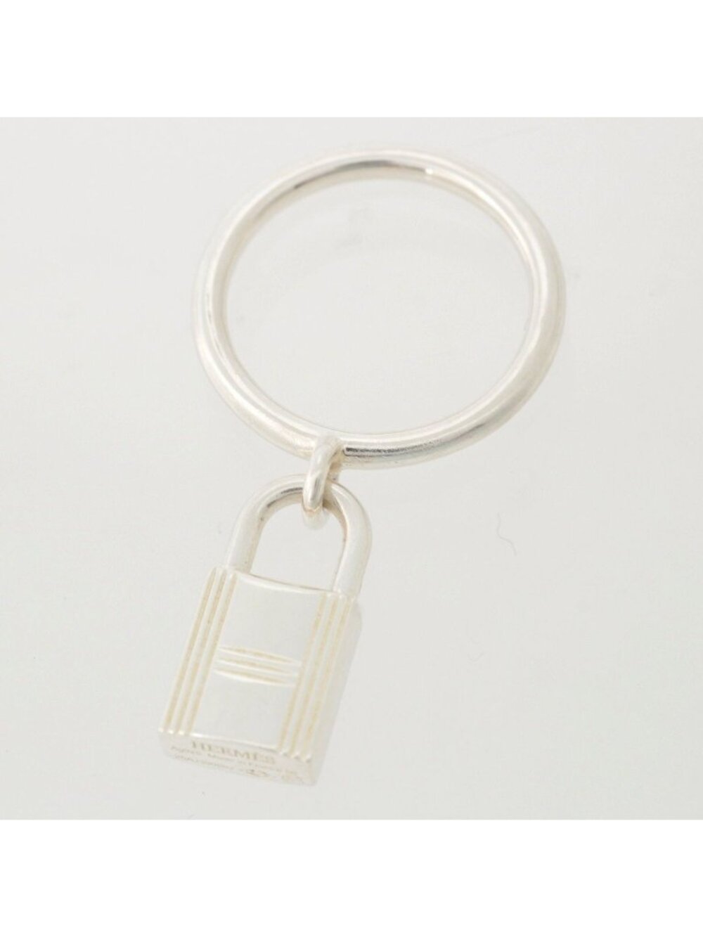 Hermes Amulette Cadenas Ring Silver